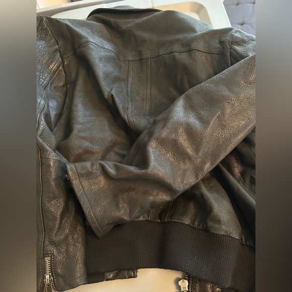EUC vintage john varvatos rare leather jacket - small - Picture 4 of 5
